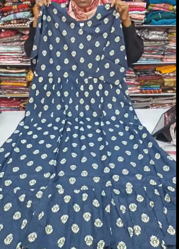 Rayon Long Maxi Gown | MG11